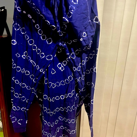 African Mens Clothing Traditional 2 Piece Embroidered Suit Shirt Pants - Picture 7 of 7